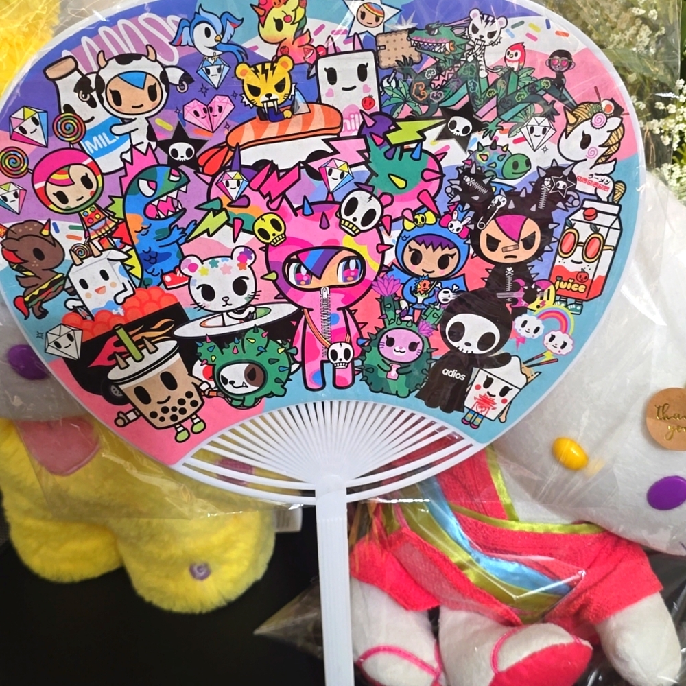 TokiDoki NY Comic Con Exclusive Hand Fan